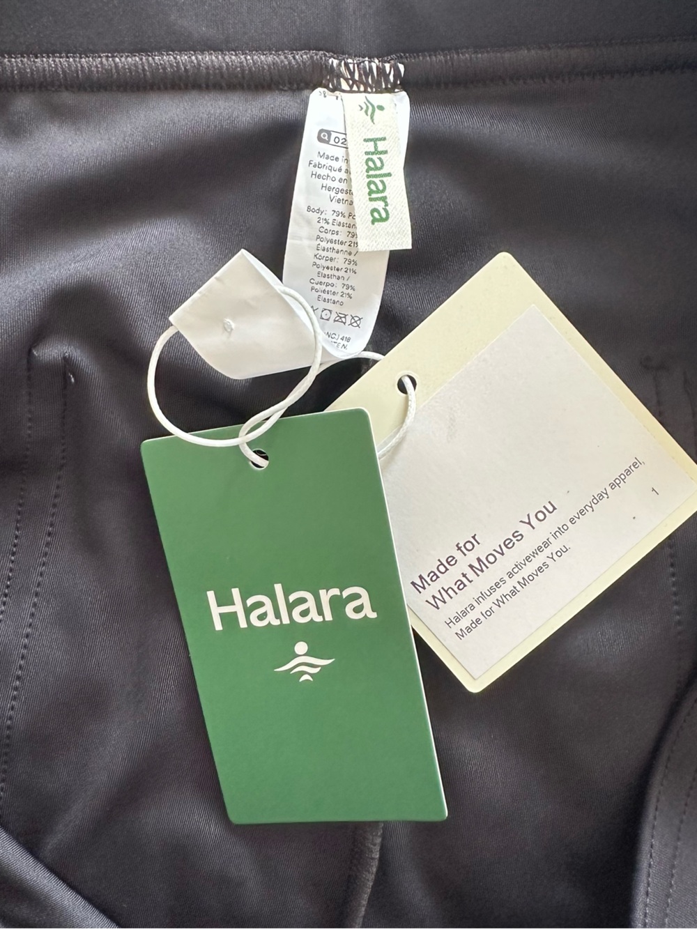 NWT Halara DayStretch High Waisted Pockets Straight Leg Casual Pants Black 1X - Picture 6 of 10